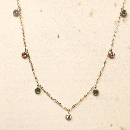 Color drops necklace (xuping)