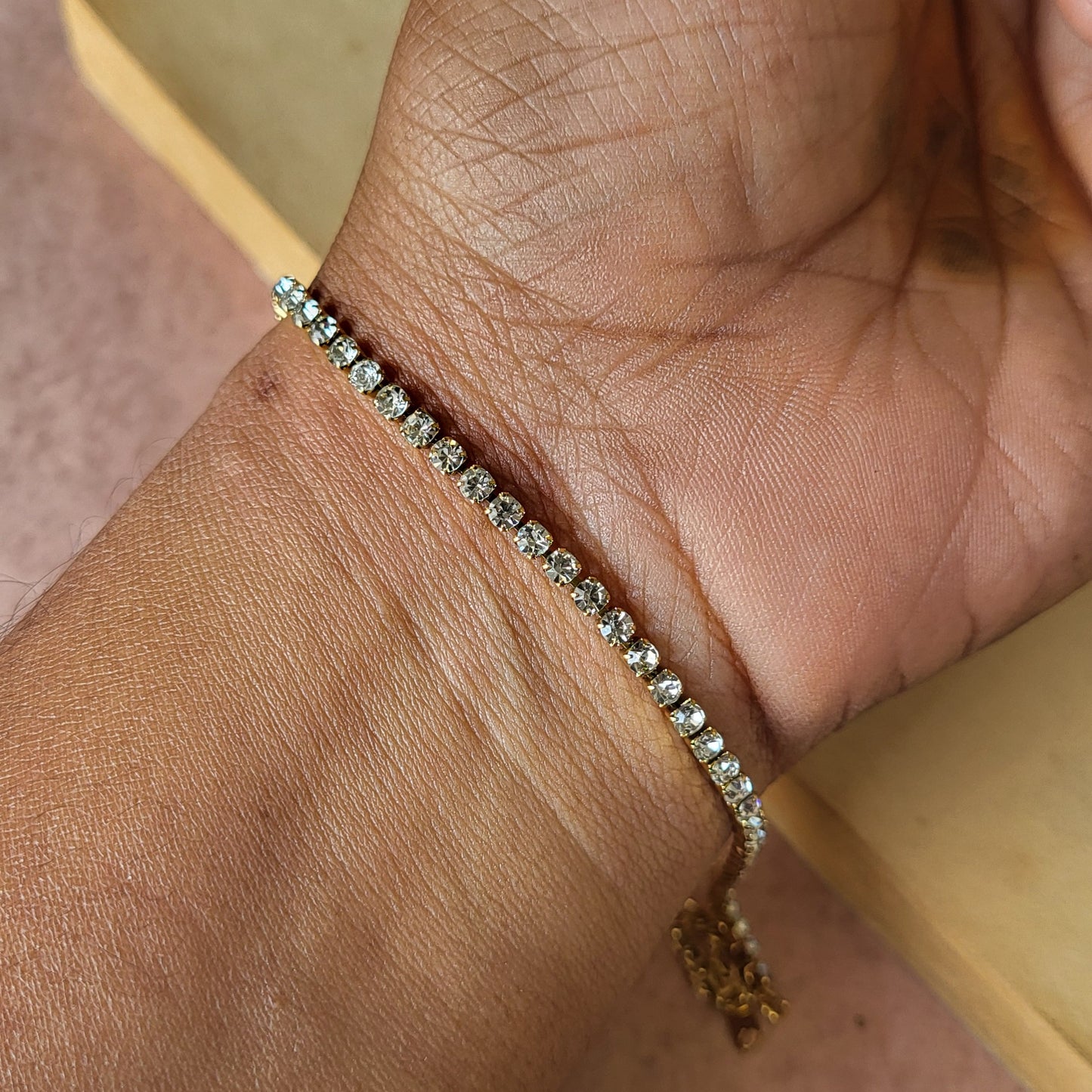 Stone studded bracelet