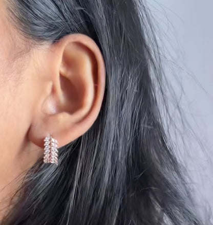 Crystal WILLOW Hoops