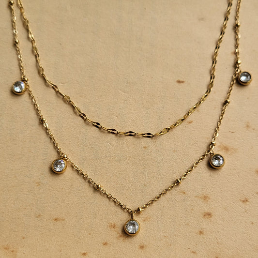 Bindu layered necklace