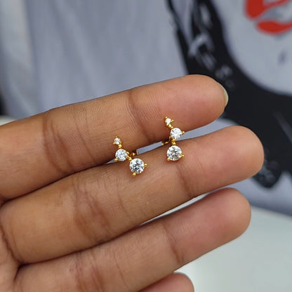 Bling mini studs (ball screwback)