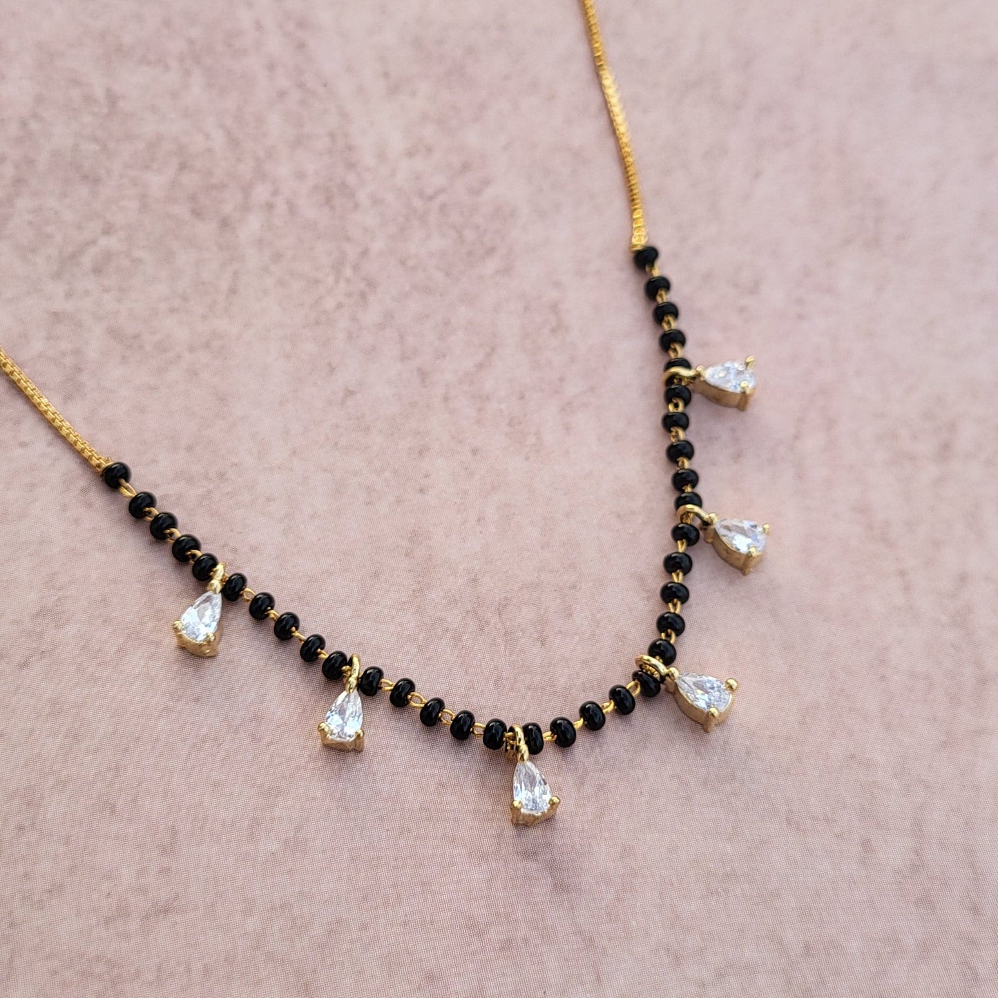 Rain drop mangalsutra