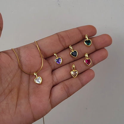 Heart pendent chain
