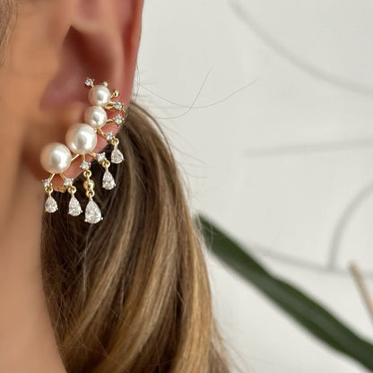 Pearl earcuffs (Xuping)