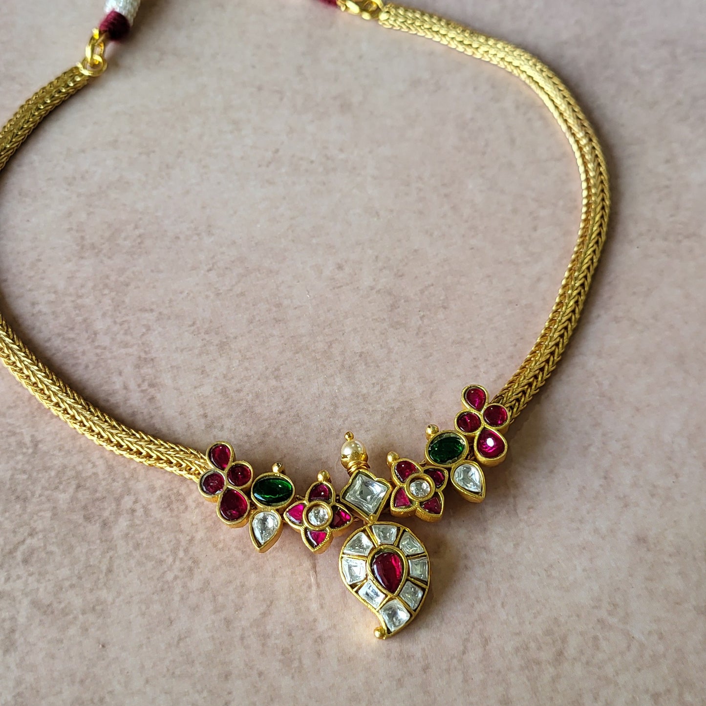 Mango kante necklace
