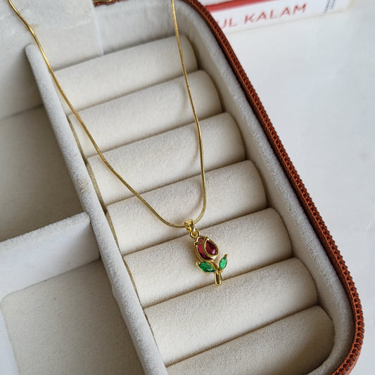 Tulip pendant chain