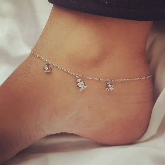 CROWN anklet