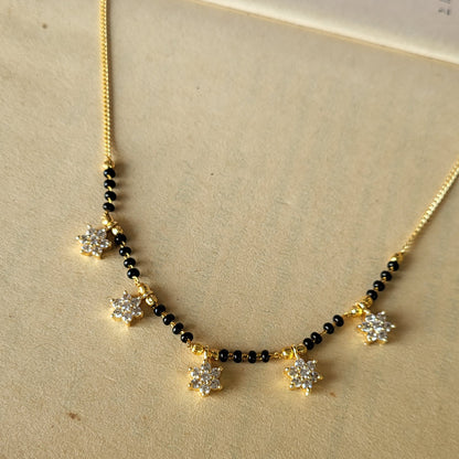 Flower drop mangalsutra