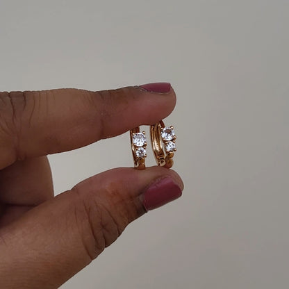 Dual stone hoops