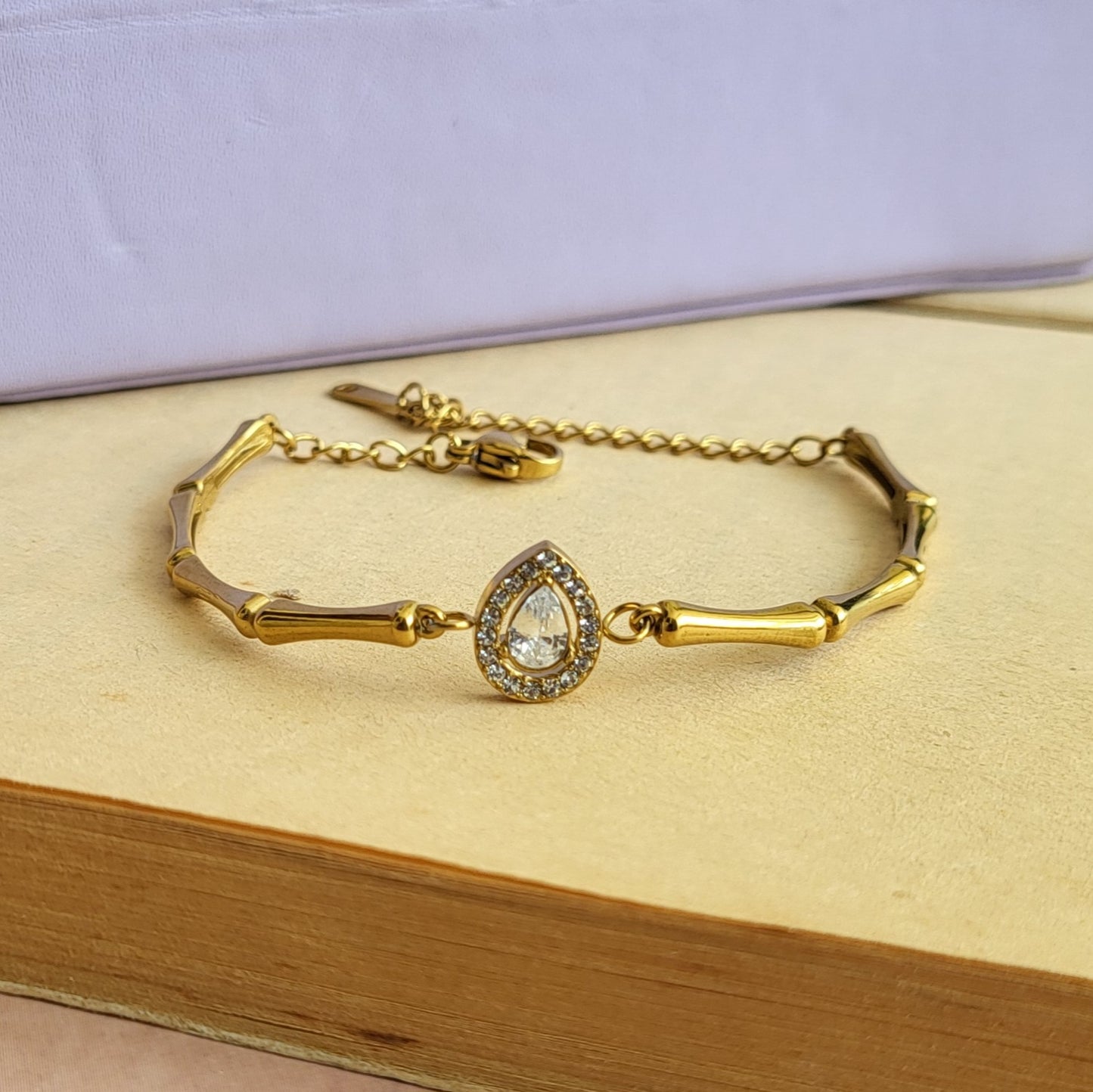 Drop bamboo bracelet