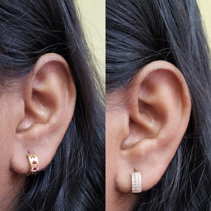 RIA Triple layered Hoops