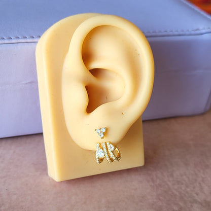 Pankh cuff studs