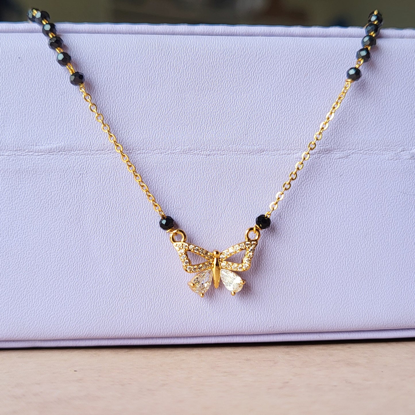 Butterfly mangalsutra