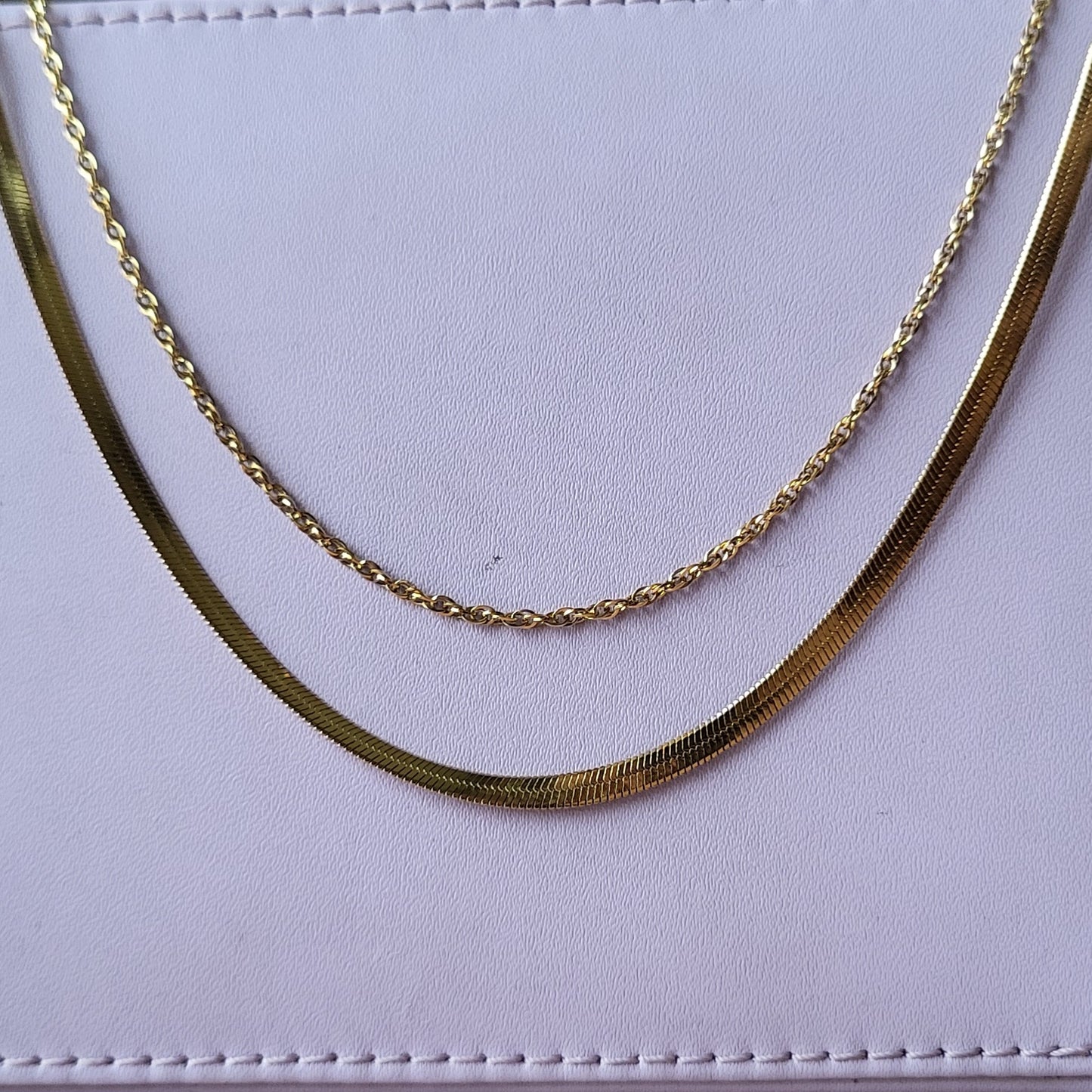 Layered necklace