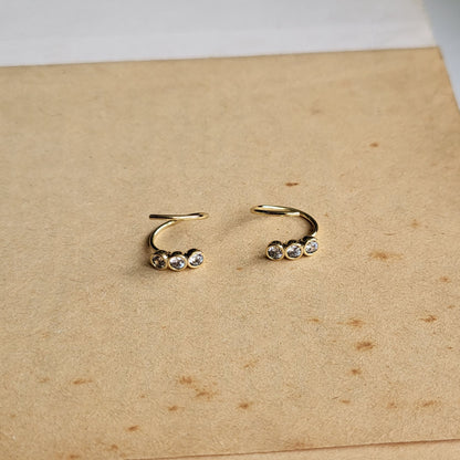 Bindu spiral earrings (xuping)
