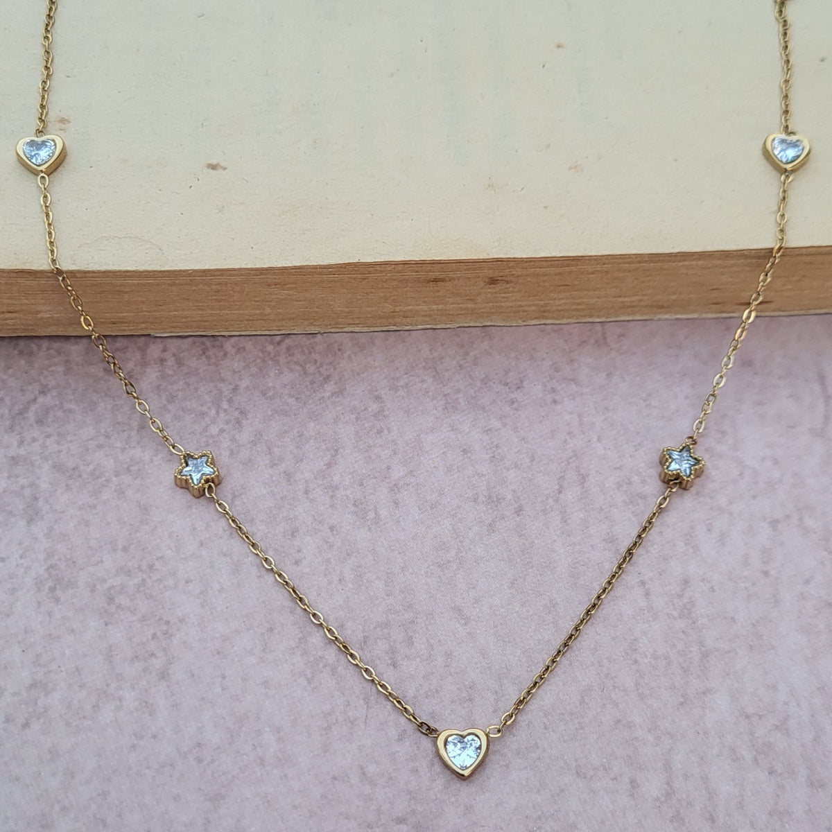 Heart star Necklace