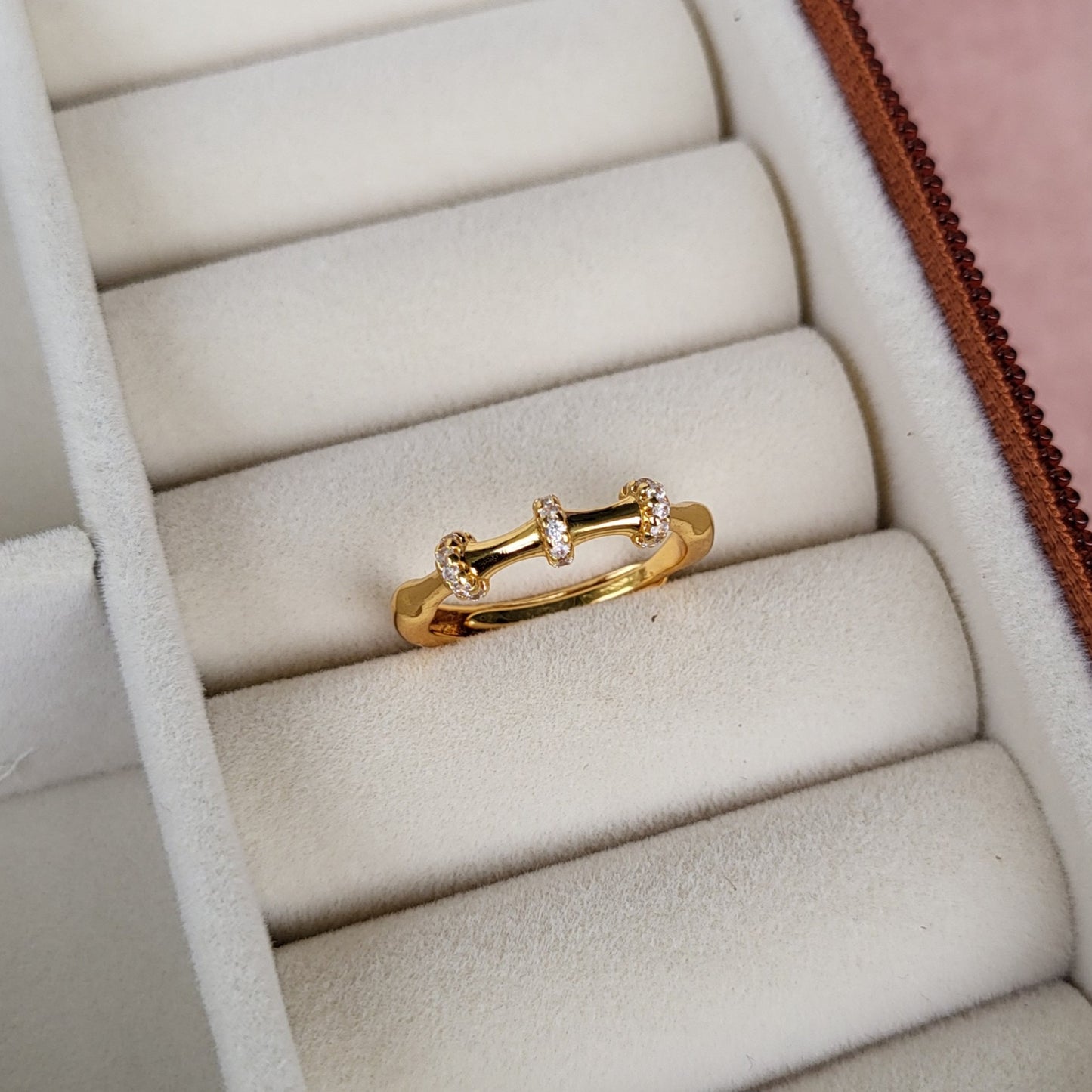 Bamboo finger ring