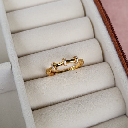 Bamboo finger ring