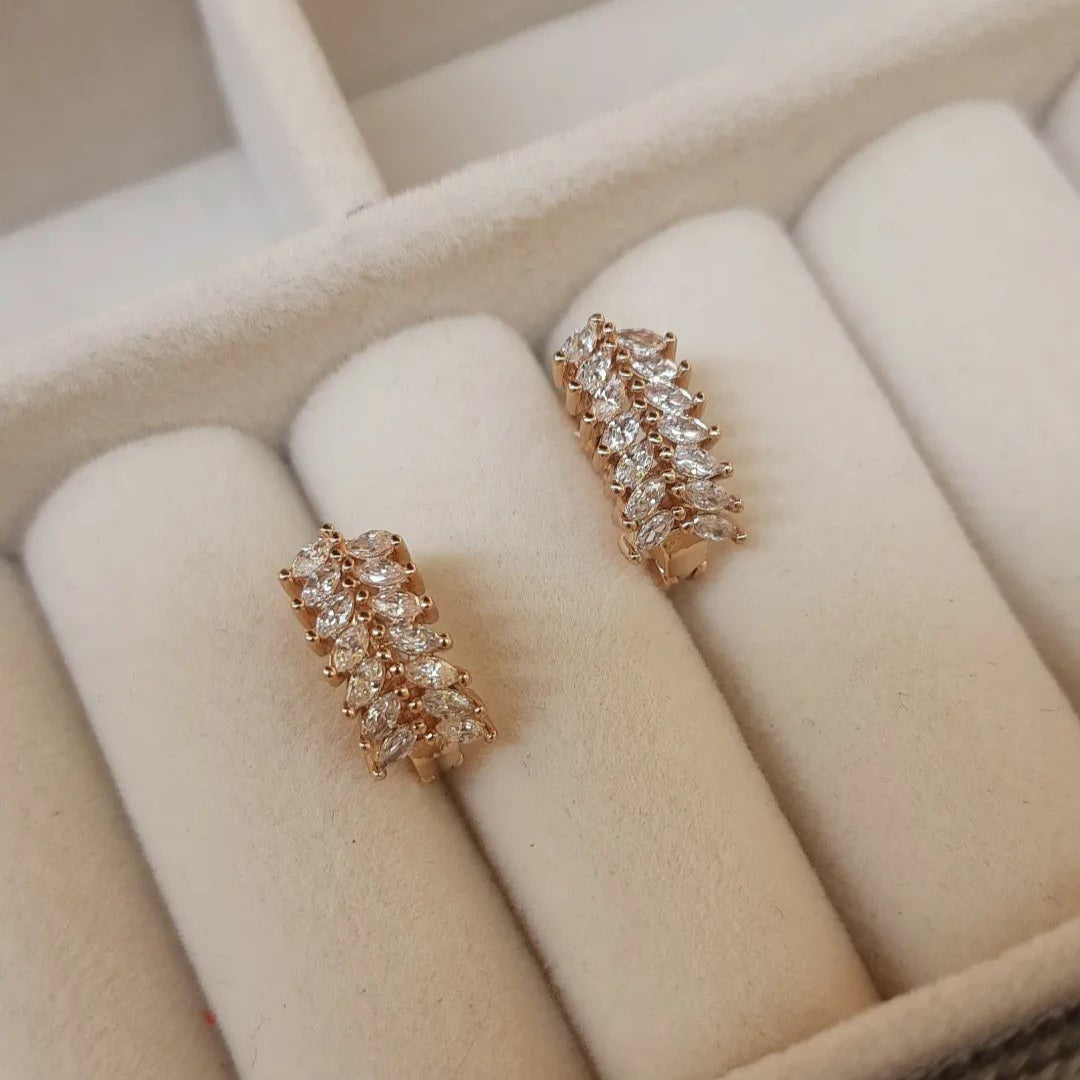 Crystal WILLOW Hoops