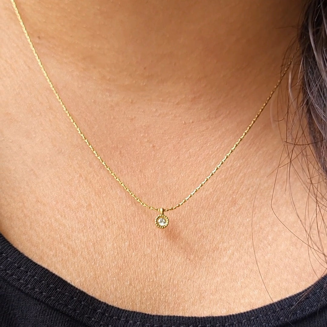 Bindu pendant chain