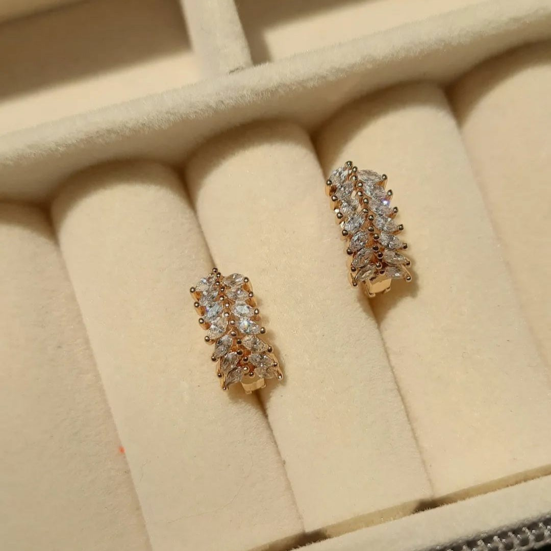 Crystal WILLOW Hoops