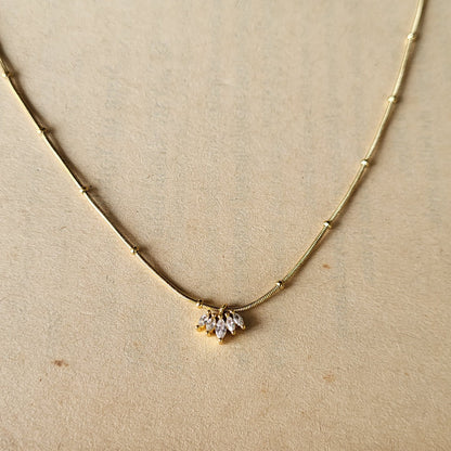 Crown beaded chain