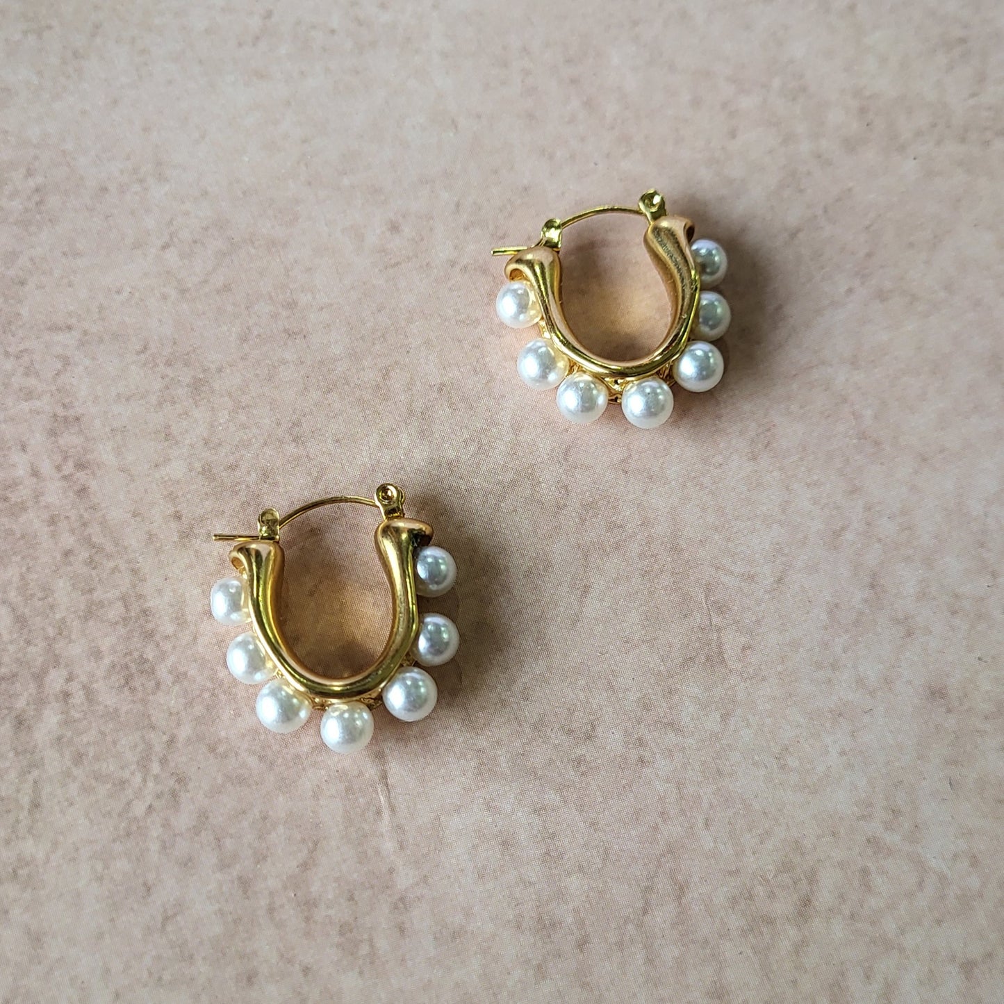 Pearl hoops