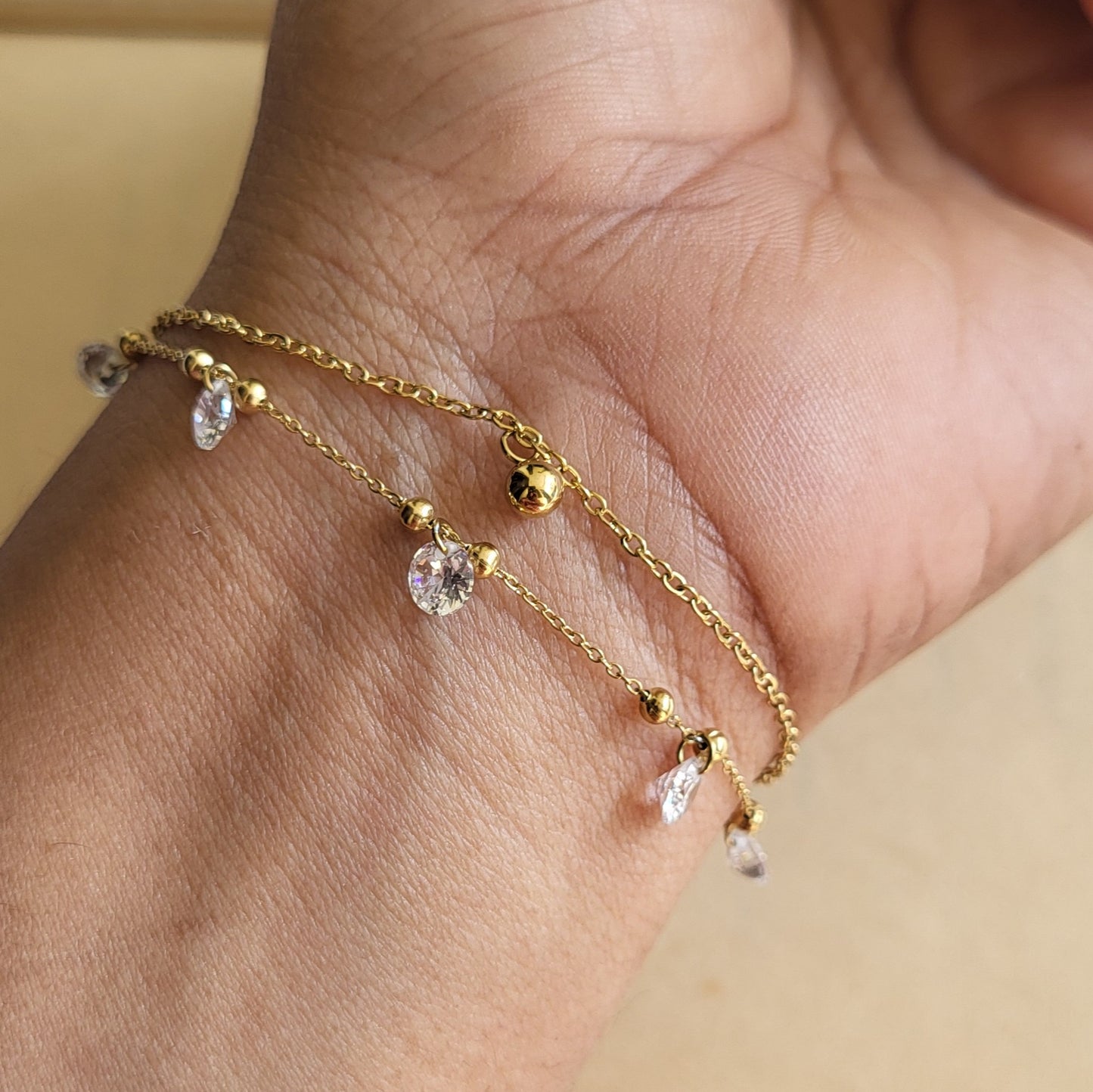 SAGE Layered bracelet