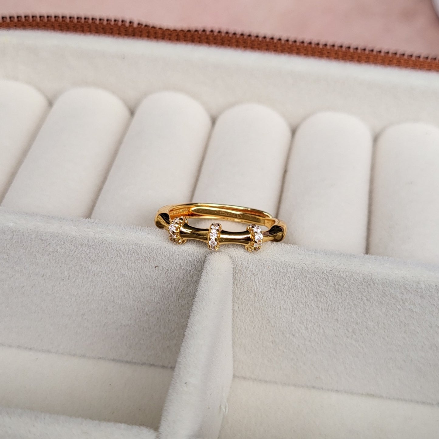 Bamboo finger ring