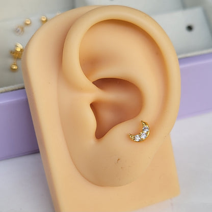 Luna mini studs (ball screwback)