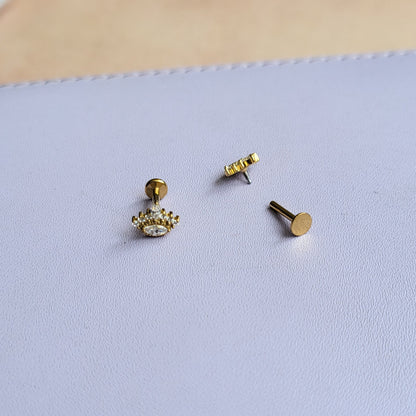 Kanak mini studs (flat screwback)