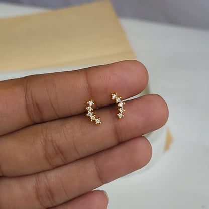 Sera mini studs (ball screwback)