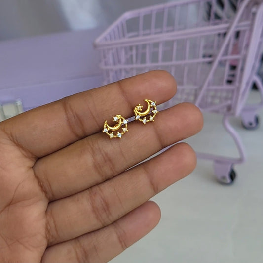 Chand studs (ball screwback)
