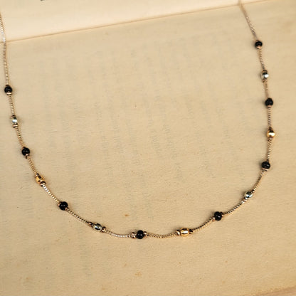 Black beads chain