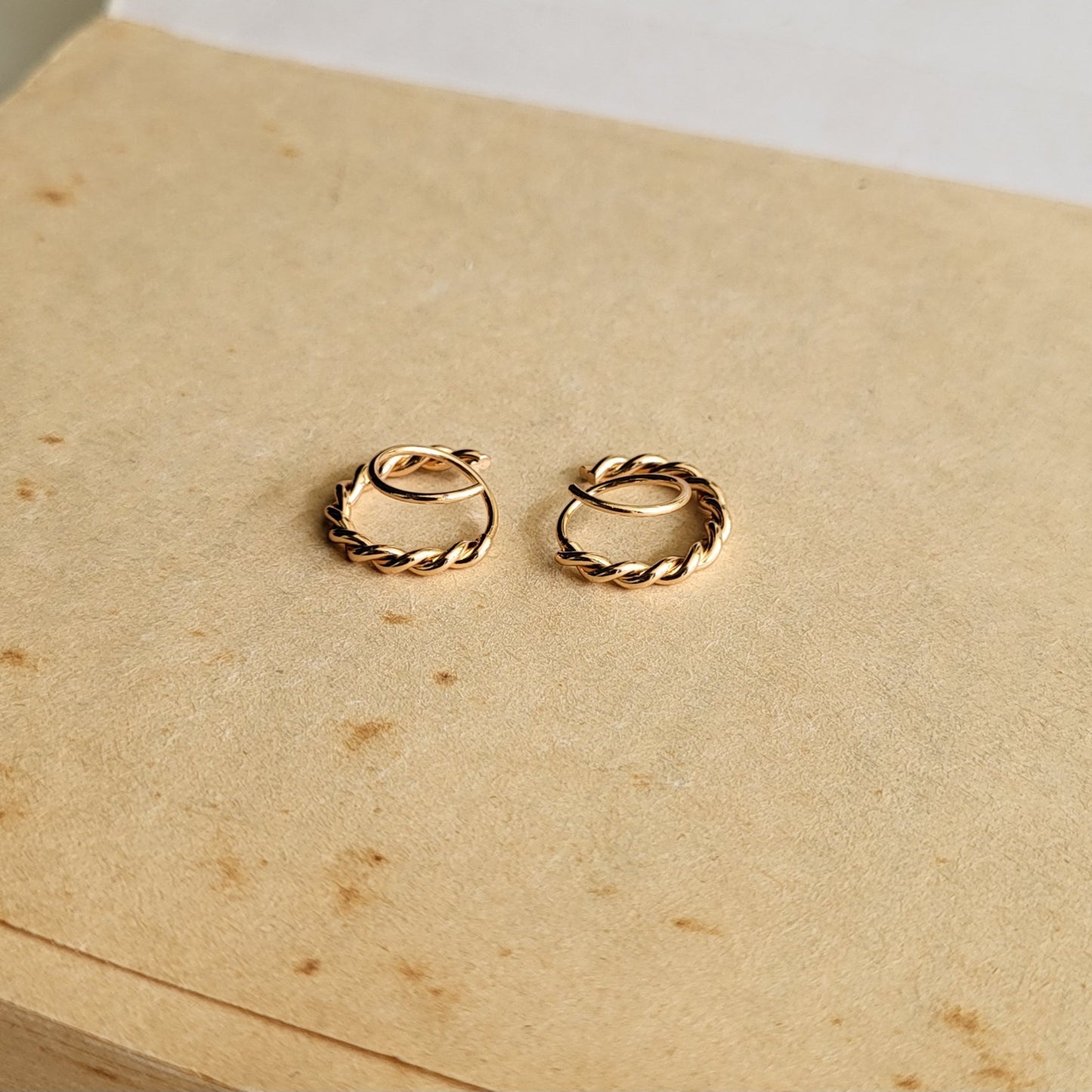 Twister earrings (spiral)