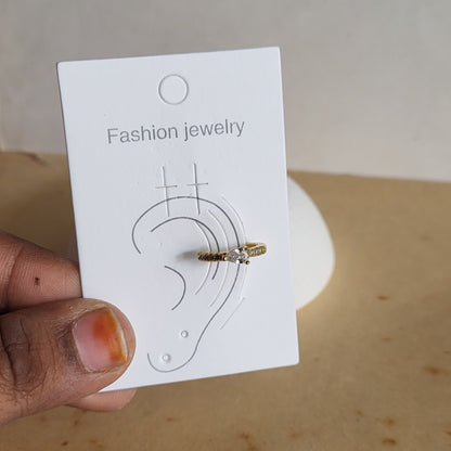 Droplet earclips(Pair)