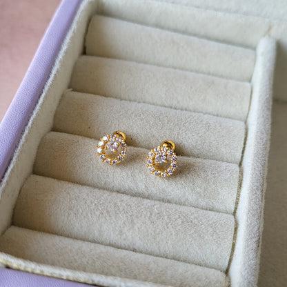 Sejal mini studs (ball screwback)