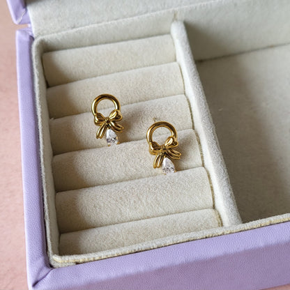 Bow drop studs