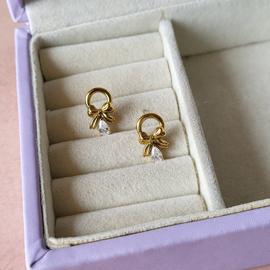 Bow drop studs