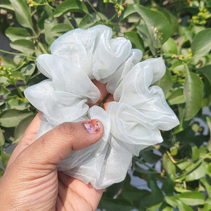 Organza scrunchies