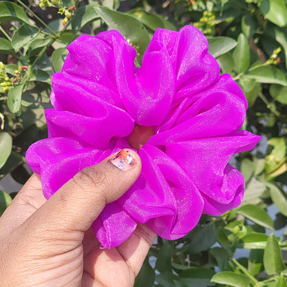 Organza scrunchies