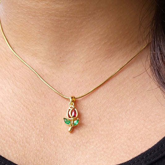 Tulip pendant chain