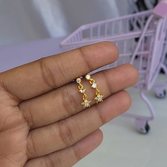 Star drop studs (ball screwback)