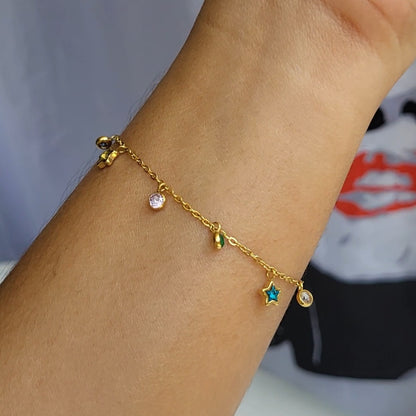 Star drops bracelet