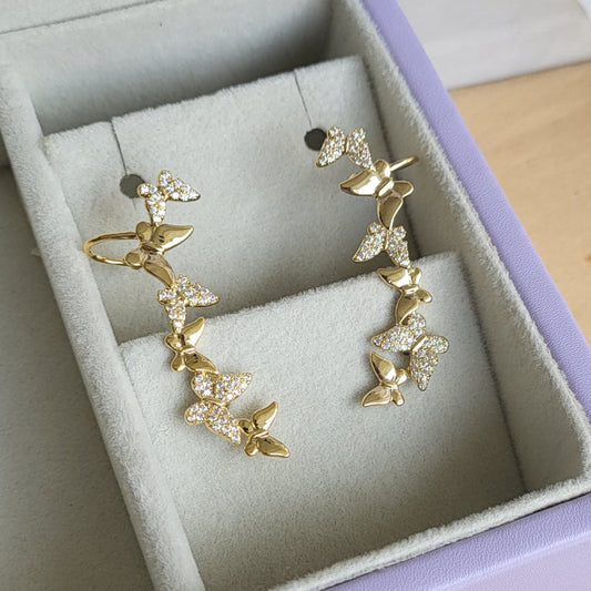 Butterfly earcuffs(pair)