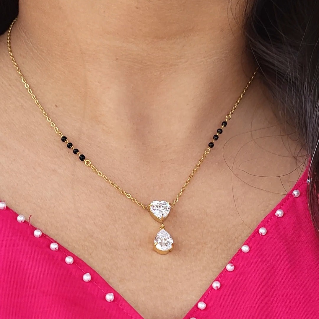 Dil drop mangalsutra