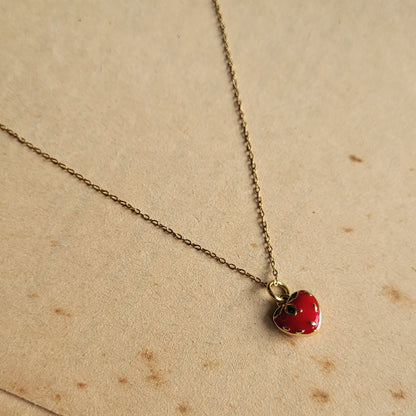 Strawberry pendant chain