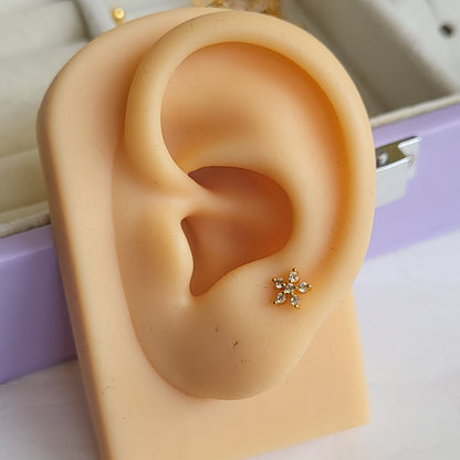 Sitara mini studs (ball screwback)