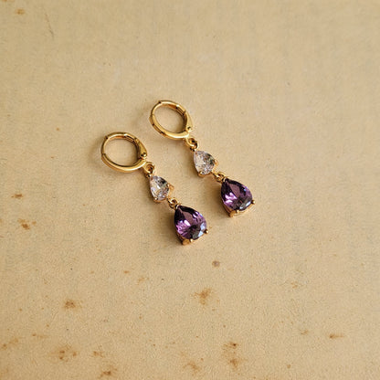 Purple drops