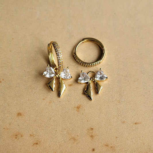 DOUBLE TROUBLE Earrings (Bow)